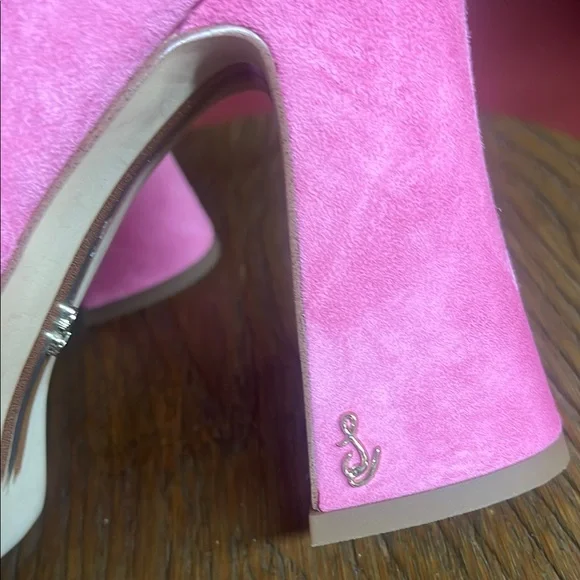 Sam Edelman Jaye Sz 8.5 M Pink Suede Ankle Platform Heel
Booties - Picture 3 of 11